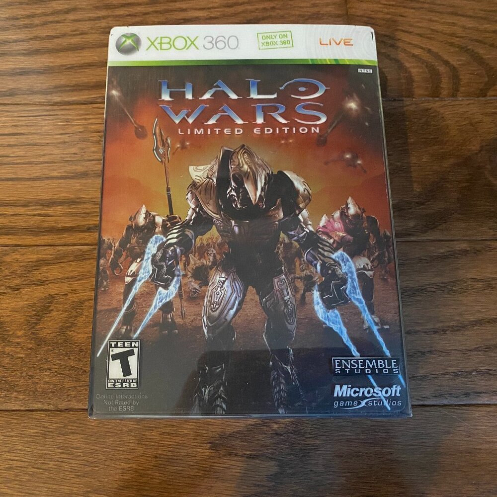 Halo Wars -- Limited Edition (Microsoft Xbox 360, 2007)With Artbook, Manual Plus